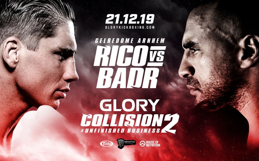 Прямая трансляция Glory Collision 2 и Glory 74: Рико Верховен – Бадр Хари 2