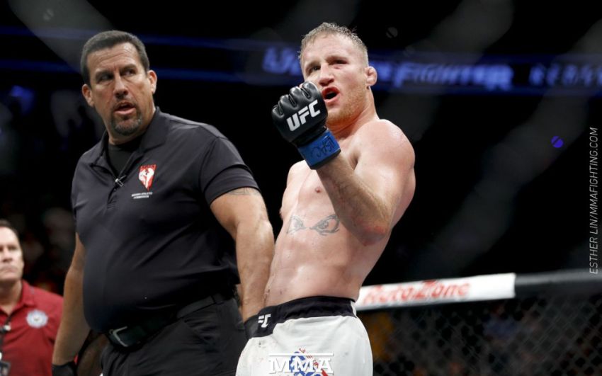 Джастин Гэтжи продолжает требовать от UFC доплату за пятираундовые бои