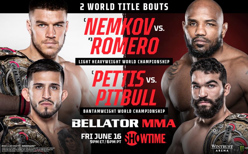 Результаты турнира Bellator 297