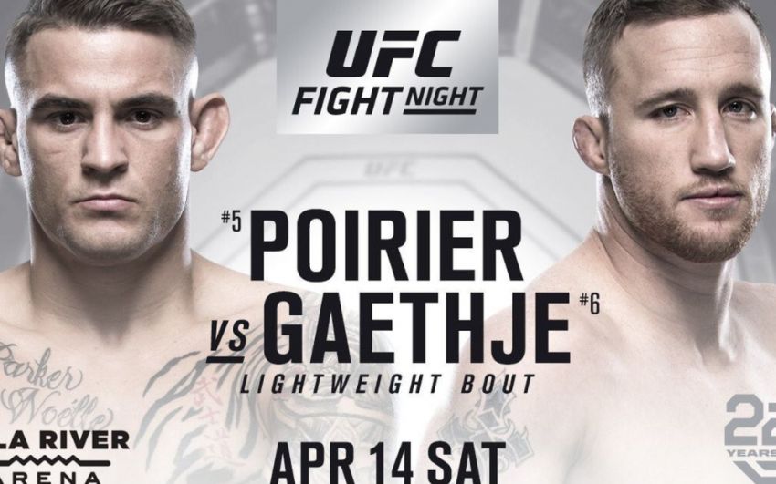 Файткард турнира UFC on FOX 29: Порье - Гэтжи