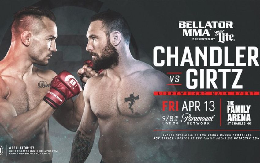 Прямая трансляция Bellator 197: Чендлер - Гирц