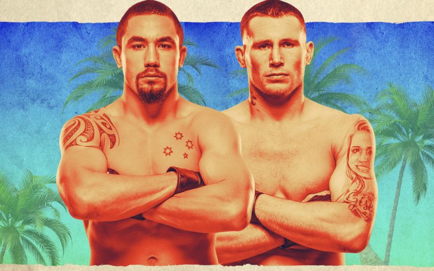 Файткард турнира UFC on ESPN 14: Роберт Уиттакер - Даррен Тилл