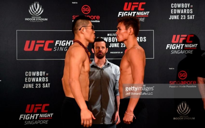 UFC Fight Night 132: Ли Джинлианг победил Даичи Абе