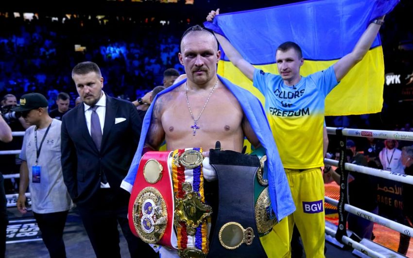 Александр Усик: "Пусть Фьюри отдаст пояс и отдыхает"