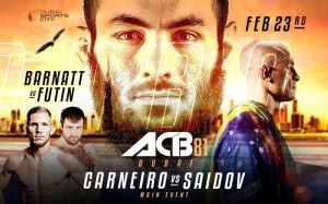 Результаты турнира ACB 81: Саидов - Карнейро