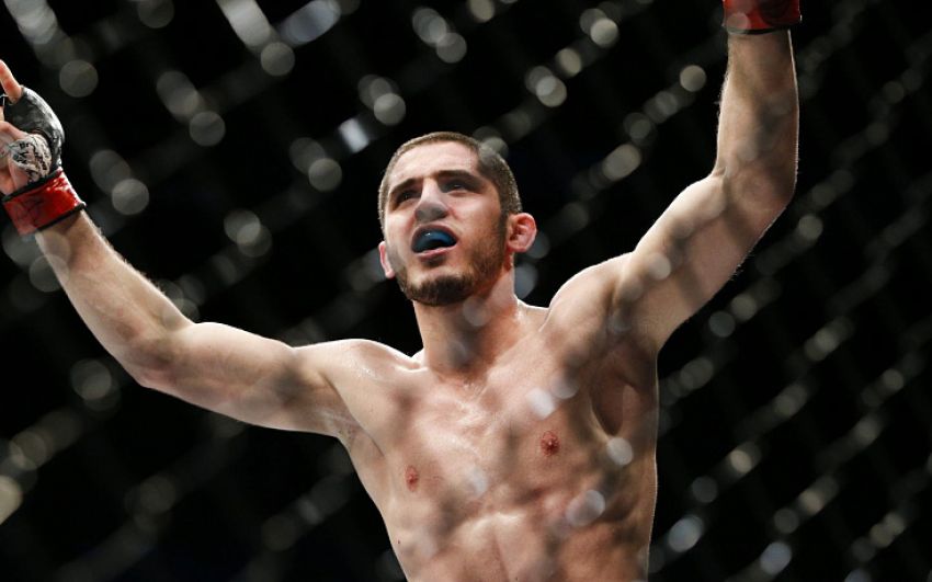 Ислам Махачев уверенно разобрался с Дэйви Рамосом на UFC 242