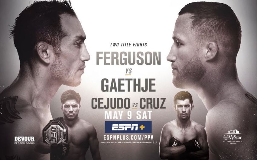Ставки на UFC 249: Коэффициенты букмекеров на турнир Тони Фергюсон - Джастин Гэтжи, Генри Сехудо - Доминик Круз