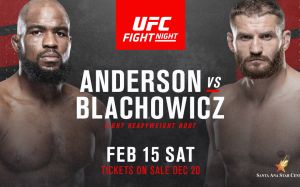 UFC Fight Night 167 Кори Андерсон – Ян Блахович 2. Смотреть онлайн прямой эфир