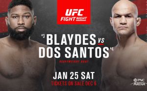 Ставки на UFC Fight Night 166: Коэффициенты букмекеров на турнир Кертис Блейдс - Джуниор Дос Сантос