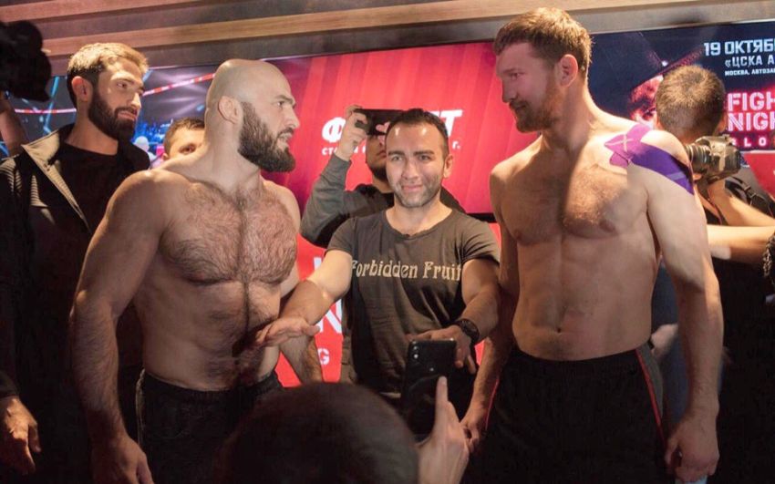 Результаты взвешивания участников турнира Fight Nights Global 90: Исмаилов - Минеев