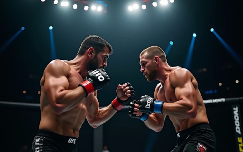 Статистика ударной активности в титульных боях UFC