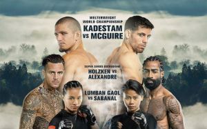 Прямая трансляция ONE Championship: Warrior's Dream: Себастьян Кадестам – Тайлер Макгур