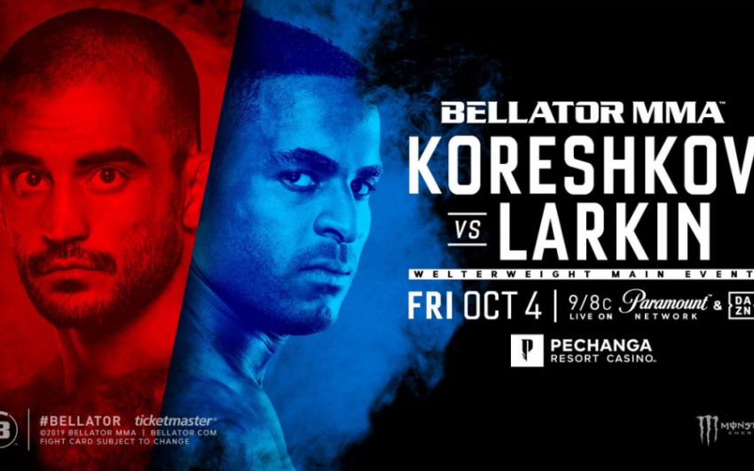 Андрей Корешков возглавит турнир Bellator 229 в поединке с Лоренцом Ларкиным