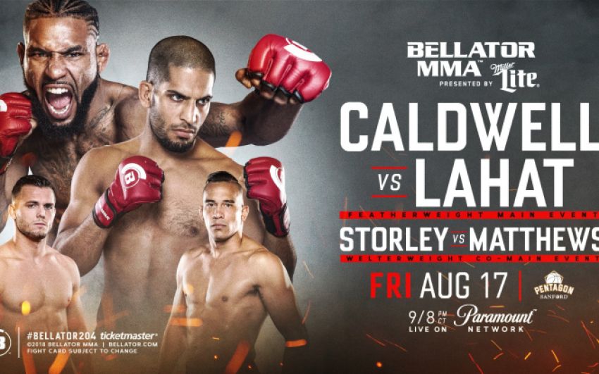 Видео боя Дэррион Колдуэлл – Ноад Лахат Bellator 204