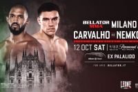 Файткард турнира Bellator 230: Рафаэль Карвальо - Вадим Немков