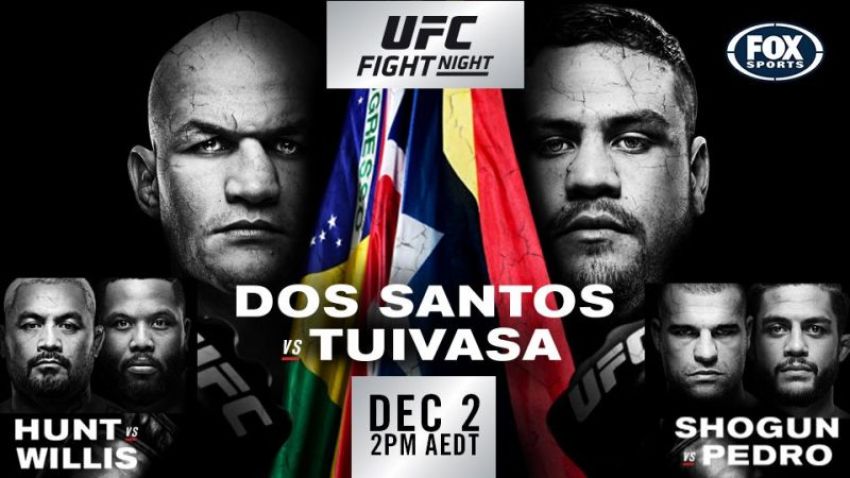 Прямая трансляция UFC Fight Night 142: Джуниор Дос Сантос – Тай Туиваса