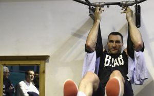 Фото: Владимир Кличко продолжает подготовку к Энтони Джошуа