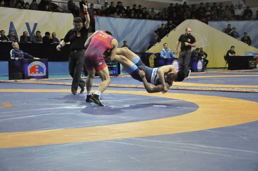 Результаты чемпионата Казахстана по вольной борьбе до 23 лет