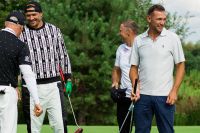Александр Усик вместе с Владимиром Кличко и Андреем Шевченко принял участие в международном турнире по гольфу