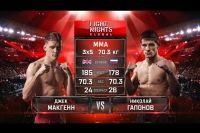 Видео боя Джек МакГэнн - Николай Гапонов FIGHT NIGHTS GLOBAL 69