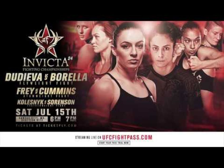 Прямая трансляция Милана Дудиева - Мара Ромеро Борелла Invicta FC 24