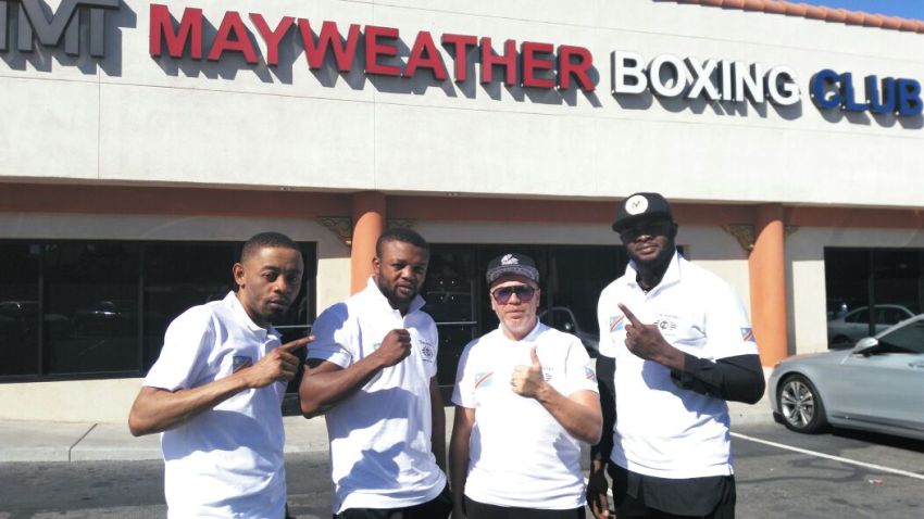 Илунга Макабу в Mayweather Boxing Club