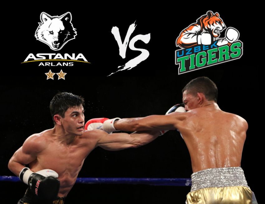 Видео боев турнира WSB: "Astana Arlans" - "Uzbek Tigers"