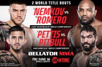 Бой Немкова с Ромеро возглавит Bellator 297. В со-главном бою Петтис подерется с "Питбулем"