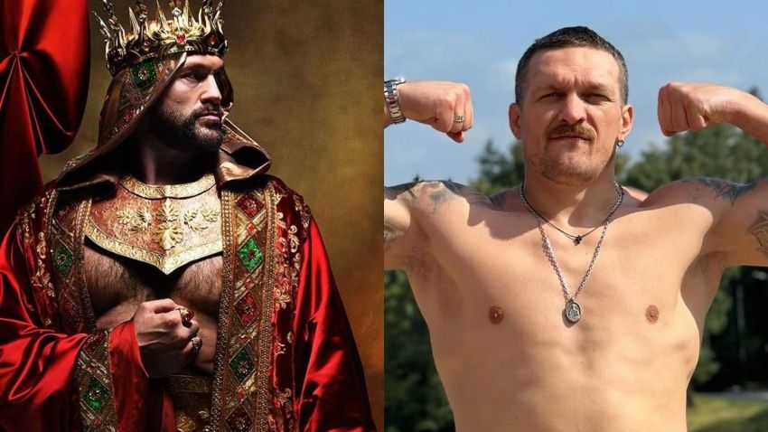 Александр Усик обратился к Тайсону Фьюри: "Ты король с голой задницей"