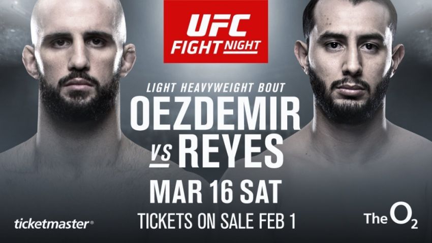 Видео боя Доминик Рейес - Волкан Оздемир UFC Fight Night 147