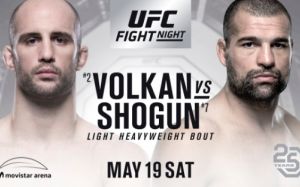 Волкан Оздемир встретится с Маурусио Руа на турнире UFC в Чили 
