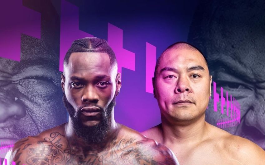 Прямая трансляция турнира "5 на 5: Queensberry vs Matchroom" Деонтей Уайлдер – Чжан Чжилей