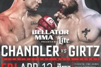 Видео боя Майкл Чендлер - Брендон Гиртц Bellator 197