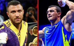 Василий Ломаченко поздравил Юрия Захареева с золотом чемпионата мира