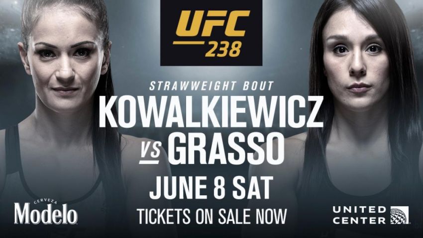 Каролина Ковалькевич встретится с Алексой Грассо на UFC 238 в Чикаго