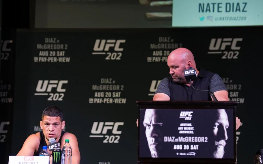 Дана Уайт отреагировал на обвинения Нейта Диаса, что UFC держит его в заложниках