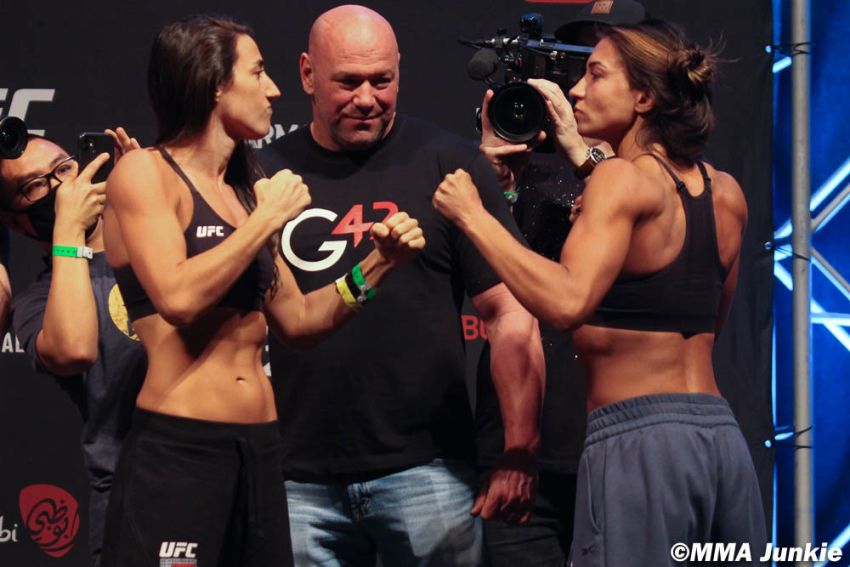 Видео боя Марина Родригес - Аманда Рибас UFC 257