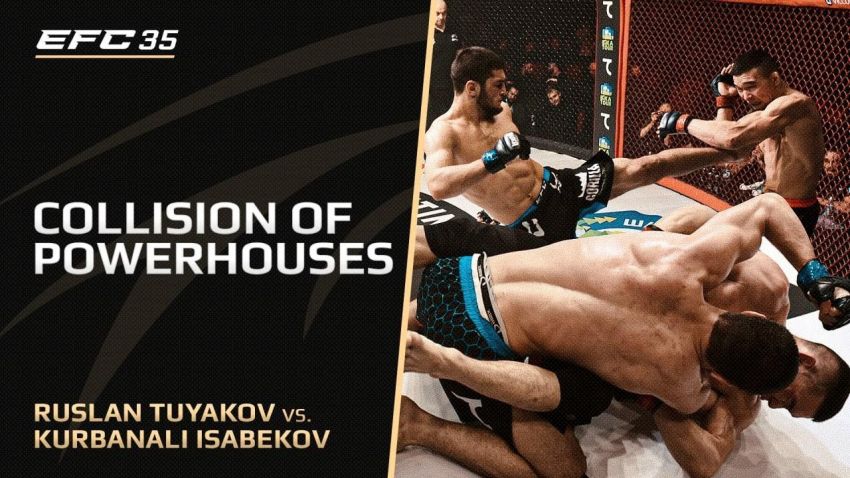 Видео боя Руслан Туяков – Курбанали Исабеков EFC 35