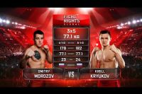 Видео боя Дмитрий Морозов - Кирилл Крюков Fight Nights Global 90