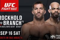 Прямая трансляция UFC Fight Night 116: Рокхолд - Бранч