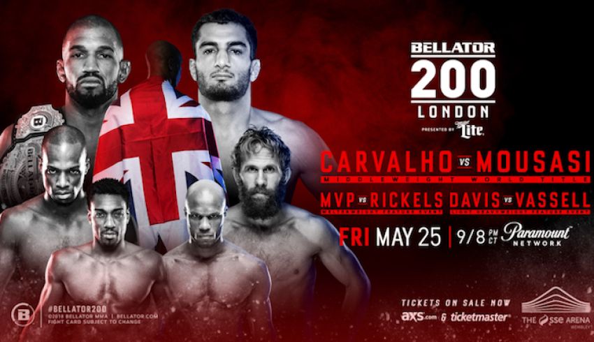 Прямая трансляция Bellator 200: Рафаэль Карвальо - Гегард Мусаси