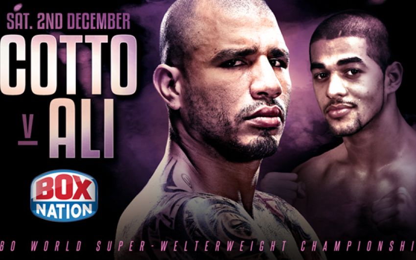 BoxNation покажет бой Мигель Котто - Садам Али в прямом эфире