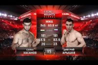 Видео боя Дмитрий Арышев - Солех Хасанов FIGHT NIGHTS GLOBAL 55