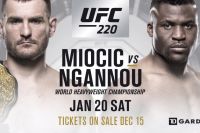 Результаты турнира UFC 220