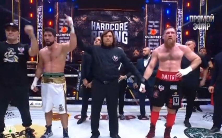 Видео боя Дмитрий Кудряшов – Сослан Асбаров Hardcore Boxing