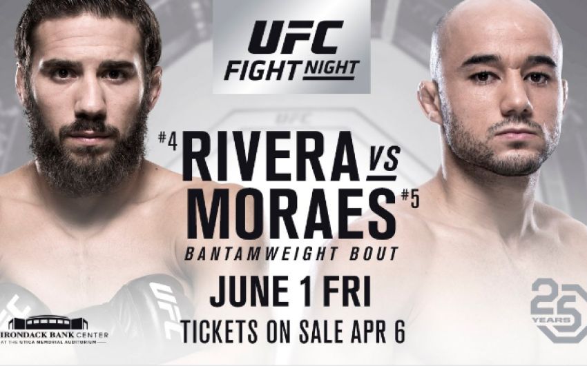 Бой Джимми Риверы и Марлона Мораеса станет мейн-ивентом турнира UFC Fight Night 130