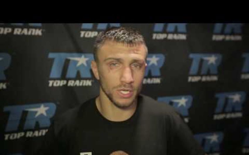 Lomachenko - Sosa. Первые слова после боя. Василий Ломаченко.