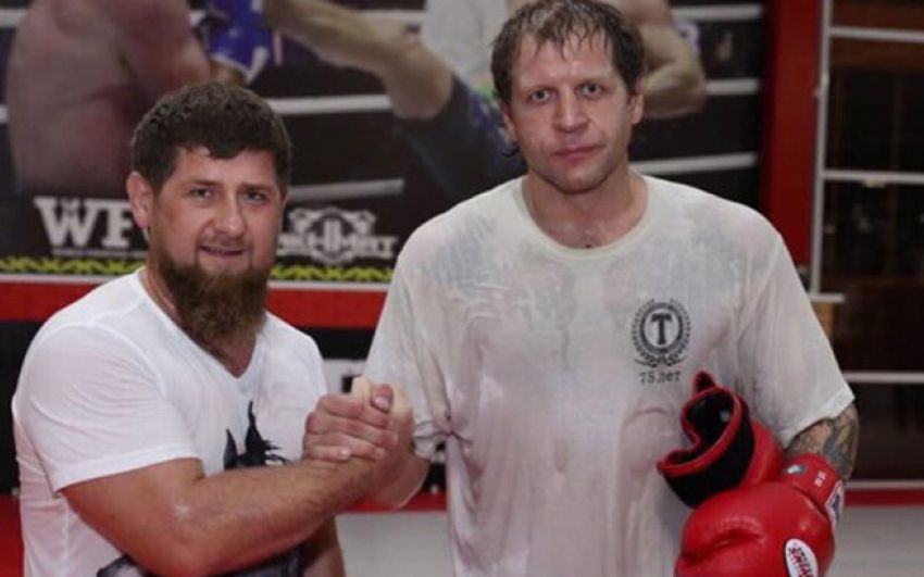 Фрагмент тренировки Александра Емельяненко