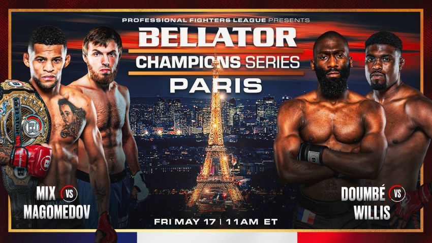 Прямая трансляция Bellator Champions Series: Paris