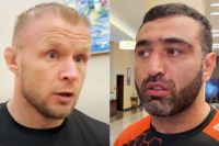 Александр Шлеменко толкнул Артура Гусейнова на битве взглядов: видео